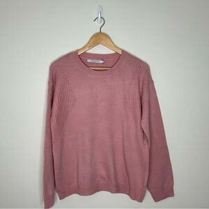 Stitches And Stripes Sweater Size L Rose Pink New Long Sleeve Pullover REVOLVE